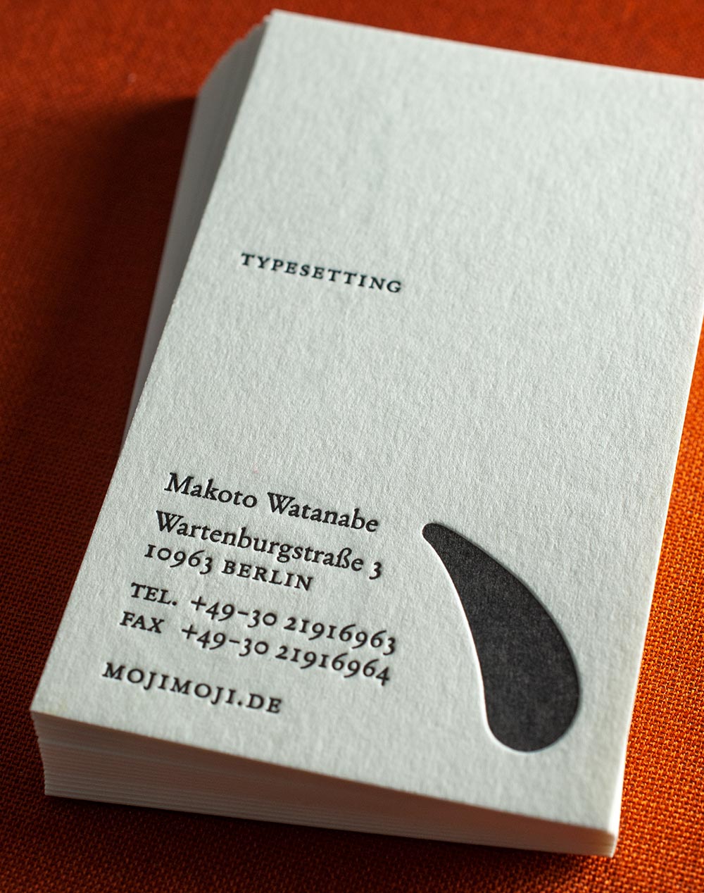 Makoto Watanabe Visitenkarte